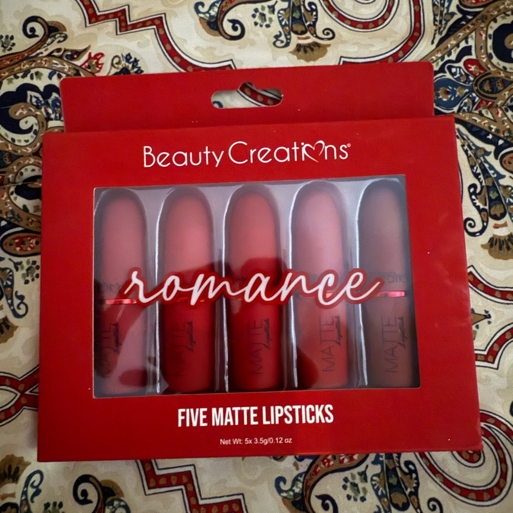Beauty Creations Red Matte Lipstick Collection